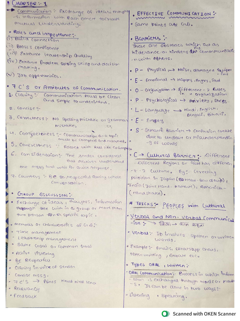 Short Notes For CSL | PDF