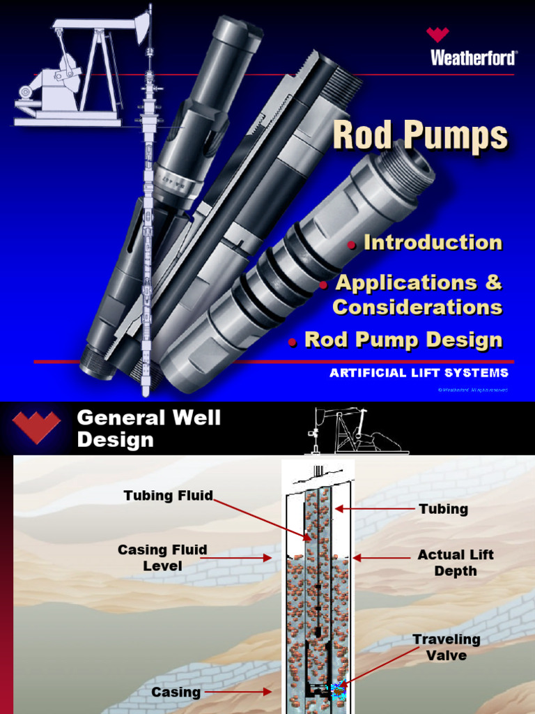 Rod Pump Design and Applications | PDF | Pump | Casing (Borehole)