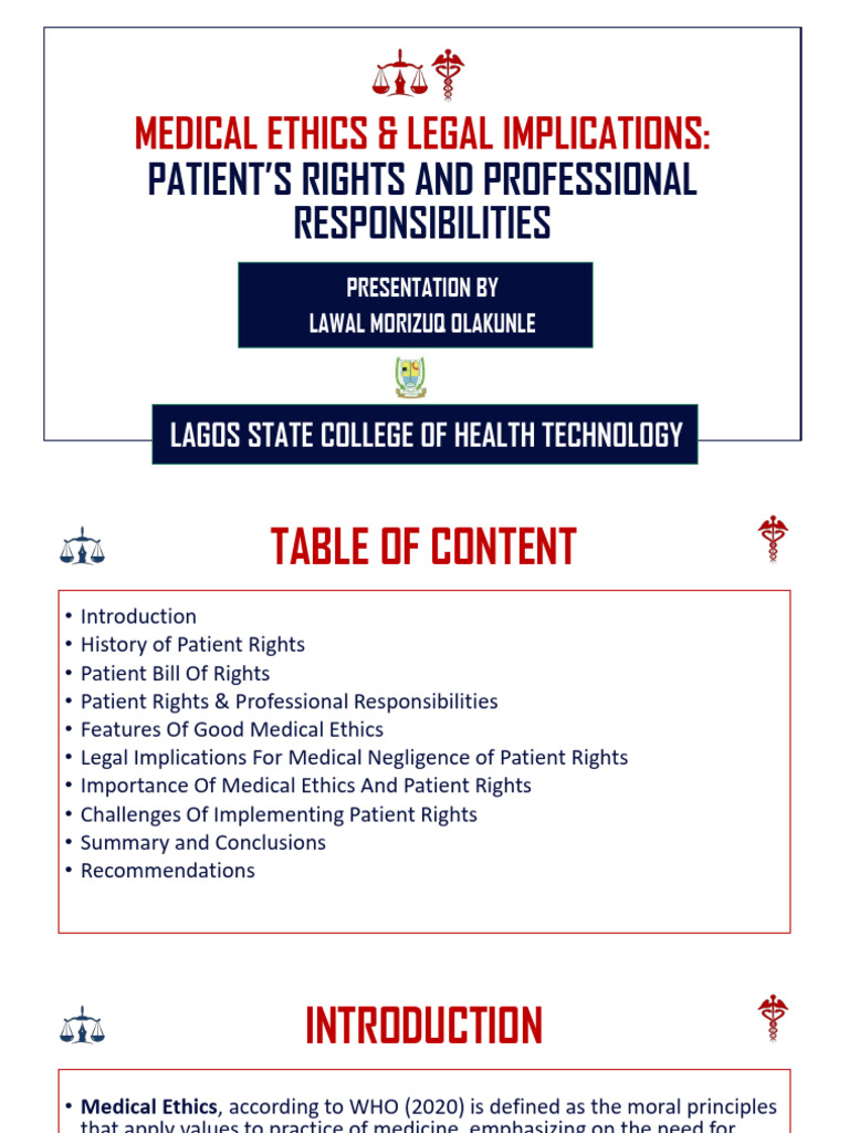 Patient Rights and Medical Ethics Overview | PDF | Medical Ethics | Patient
