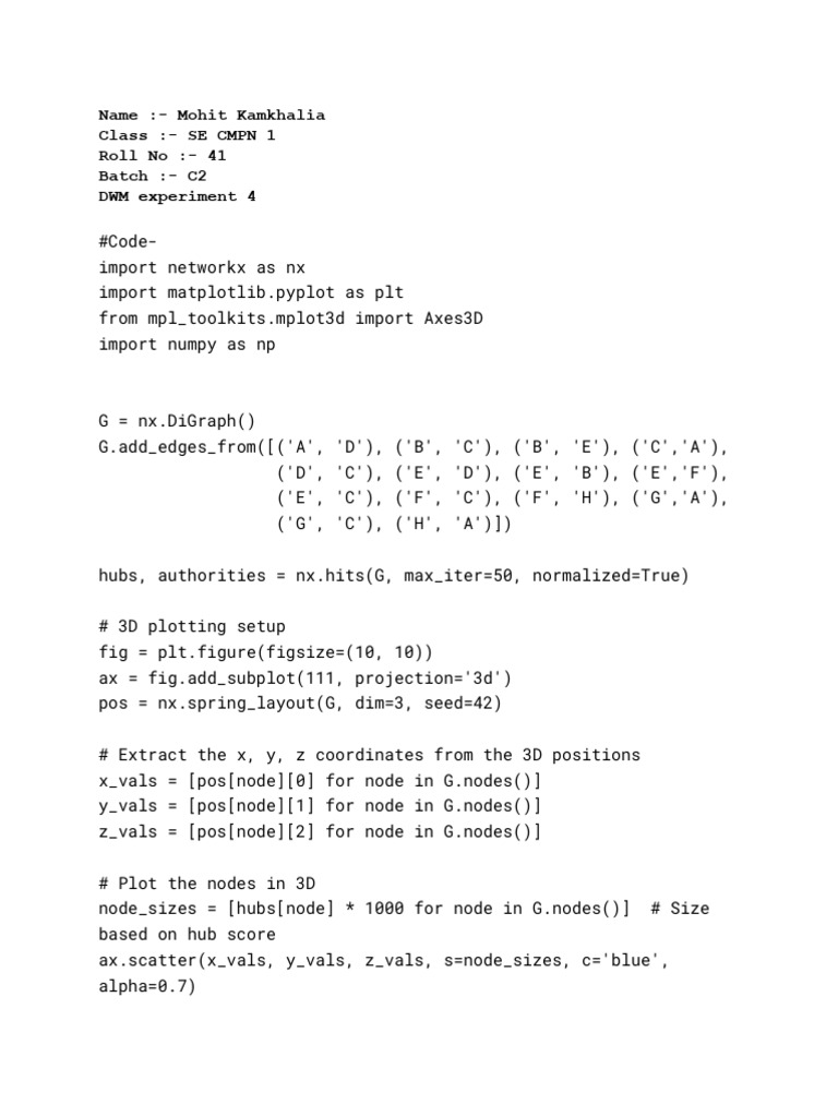 Exp 10 | PDF