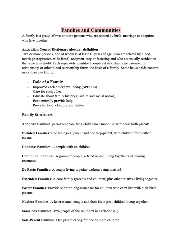 Understanding Family Structures | PDF | Family | Socialization