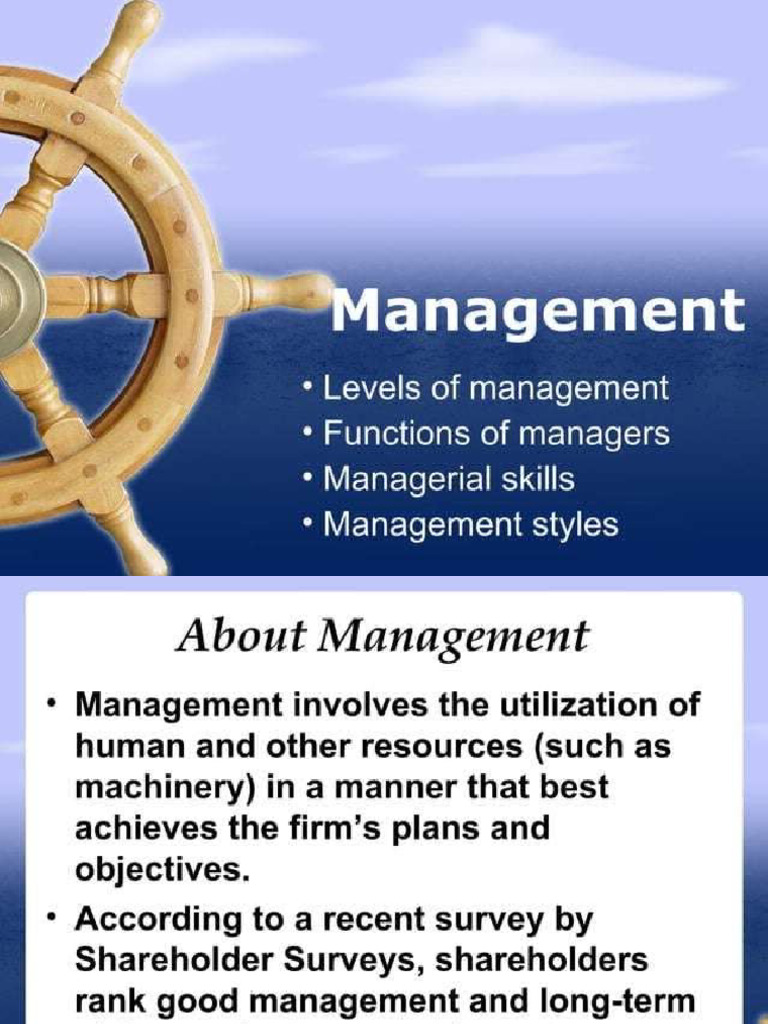 Management Styles | PDF