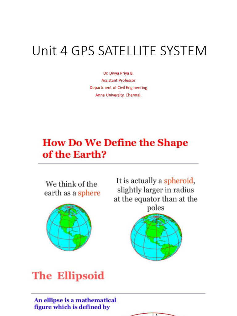 Understanding GNSS Constellations | PDF | Global Positioning System | Apsis