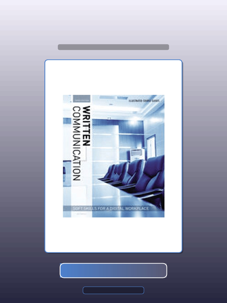 Illustrated Course Guides: Written ? A Communication Soft Skills For ...
