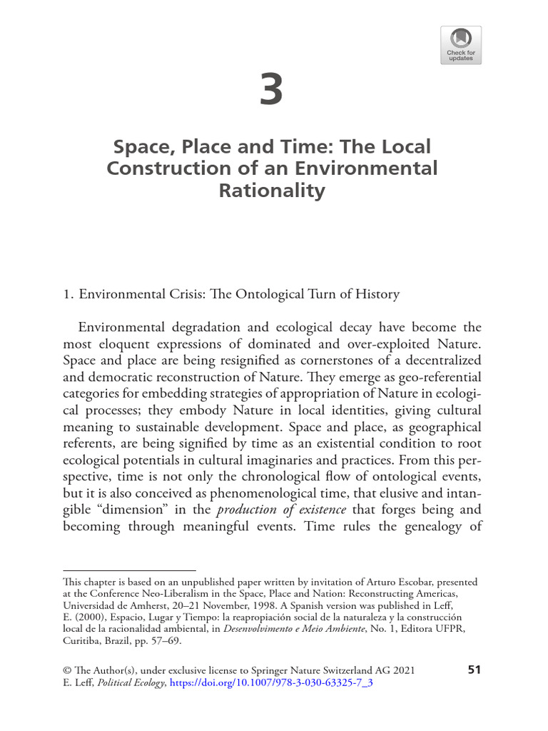 Local Environmental Rationality Explained | PDF | Ecology | Sustainability