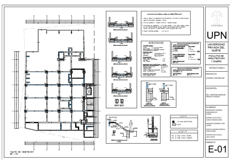 Proyecto de Vivienda Unifamiliar UPN | PDF