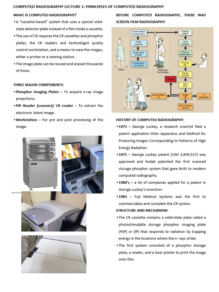 Principles of Computed Radiography | PDF | Radiography ...