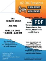 Job Fair: GCA Service Group