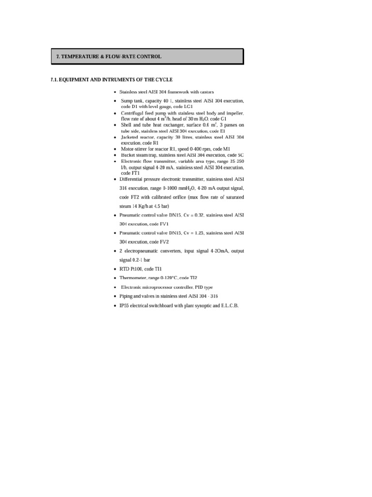 Temperature and Flow Rate Control Unit | PDF
