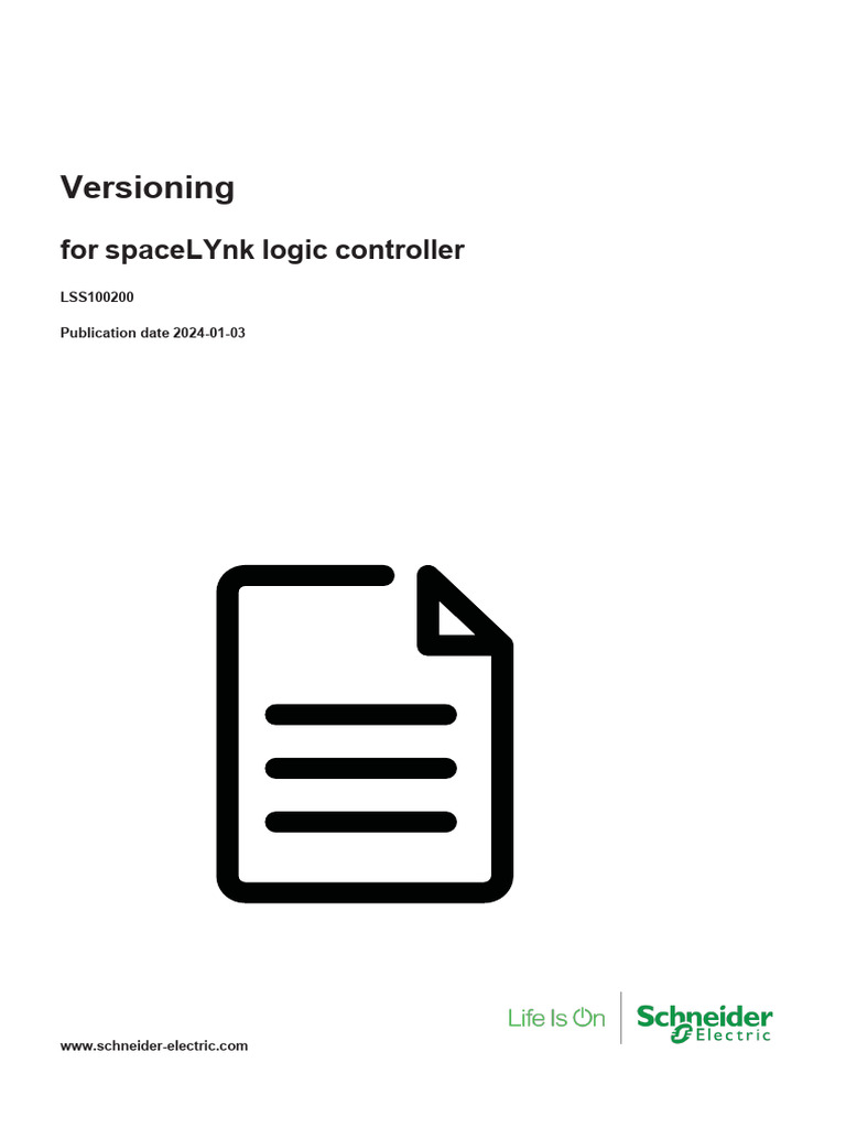 spaceLYnk Logic Controller Versioning | PDF | Electrical Engineering ...