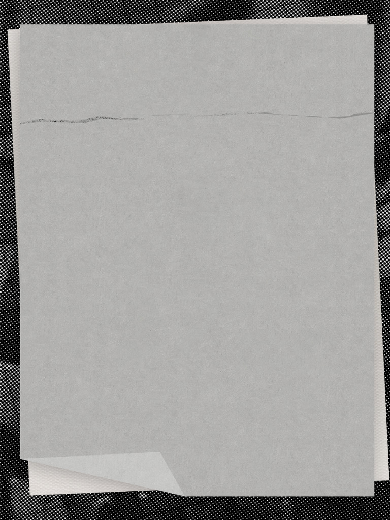 Grey Black Retro Blank Page A4 Document | PDF