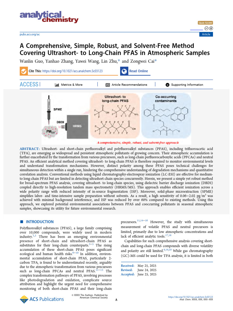 2025 A Comprehensive Simple Robust and Solvent Free Method Pfas in ...