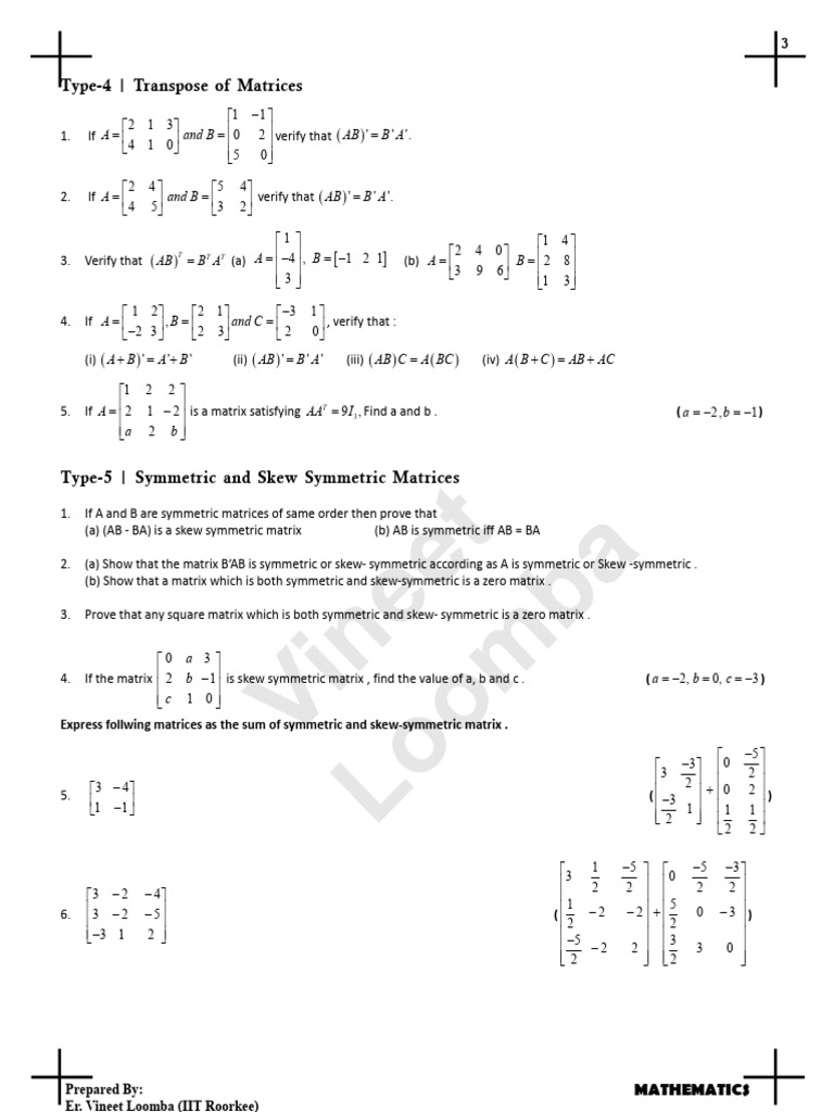 SDPP-2 Matrices 1750407390148 | PDF | Functional Analysis | Functions ...