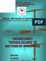 Inovaconet Teknologjike Të Sistemeve Prodhuse