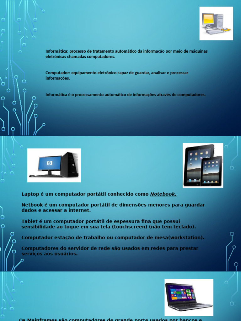 10 Informática Hardware e Software | PDF | Memória de acesso aleatório ...