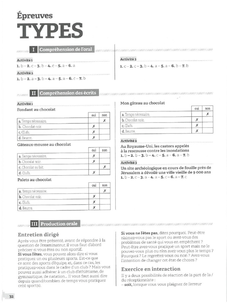 ABC DELF B1 2020 Corriges Et Transcriptions Pages 2 | PDF