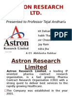 Astron Research Limited