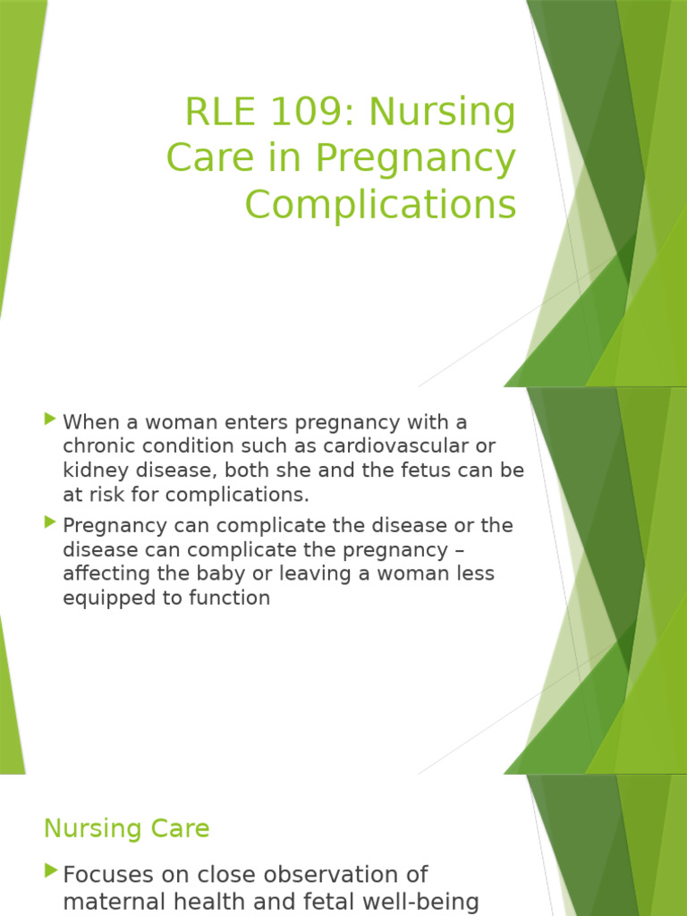 Nursing Care for High-Risk Pregnancy | PDF | Miscarriage | Pregnancy