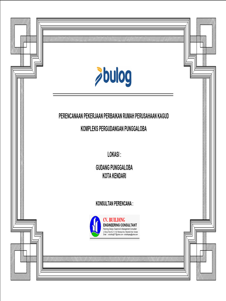 Perencanaan Perbaikan Rumah Kagud | PDF