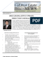 Utah Division of Real Estate Newsletter, 1st Quarter, 2012