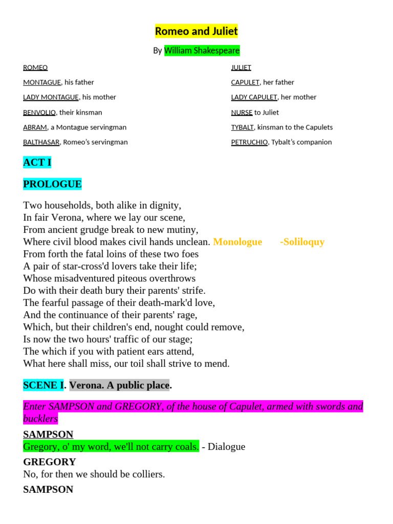 Script Page Sample | PDF