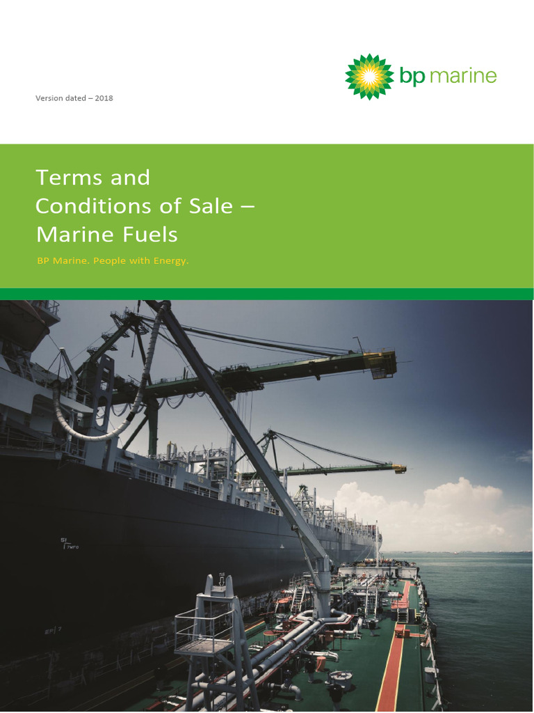 BP Marine Fuels Terms of Sale | PDF | Arbitration | Indemnity