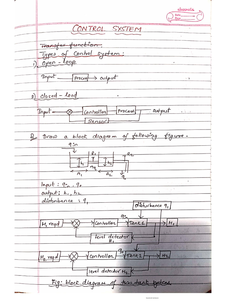 Control Class Notes | PDF
