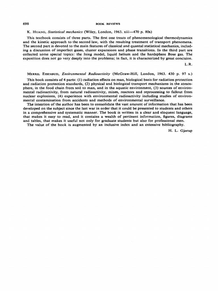 Statistical Mechanics | PDF