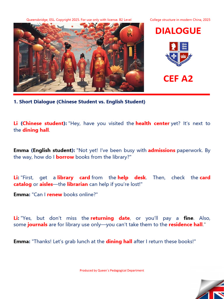 Short ESL Dialogue for Students | PDF