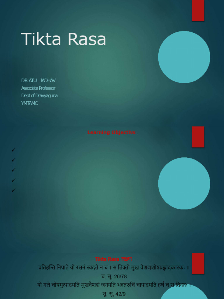 Tikta Rasa1728622203 | PDF