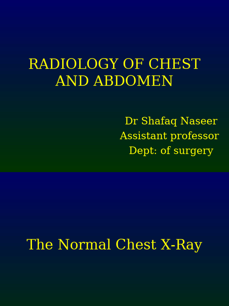 Lecture Radiology-2 2 | PDF | Thorax | Thorax (Human Anatomy)