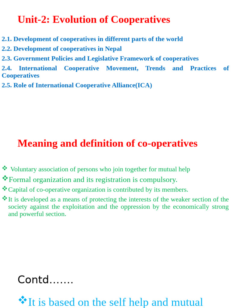 Cooperative Management Overview | PDF | Cooperative | Poverty Reduction