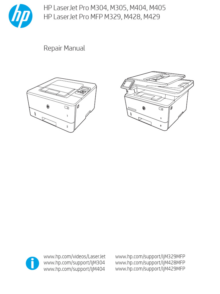 HP LaserJet Pro Repair Manual Guide | PDF | Copyright | Equipment