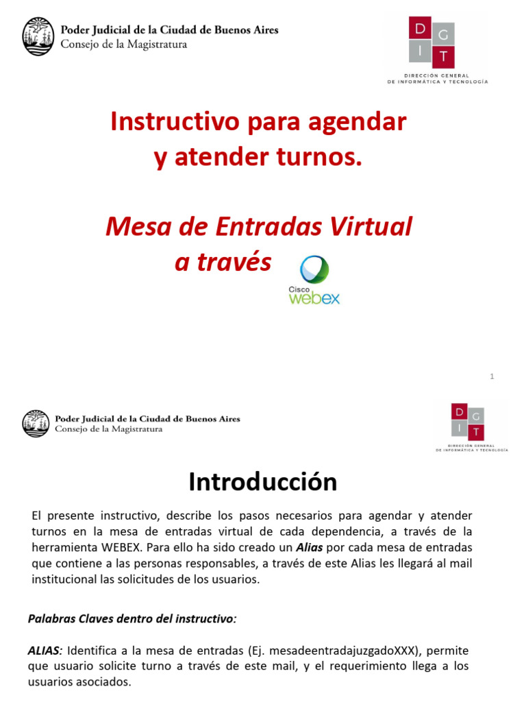 Agendar y Atender Turnos en Webex | PDF | Informática | Software