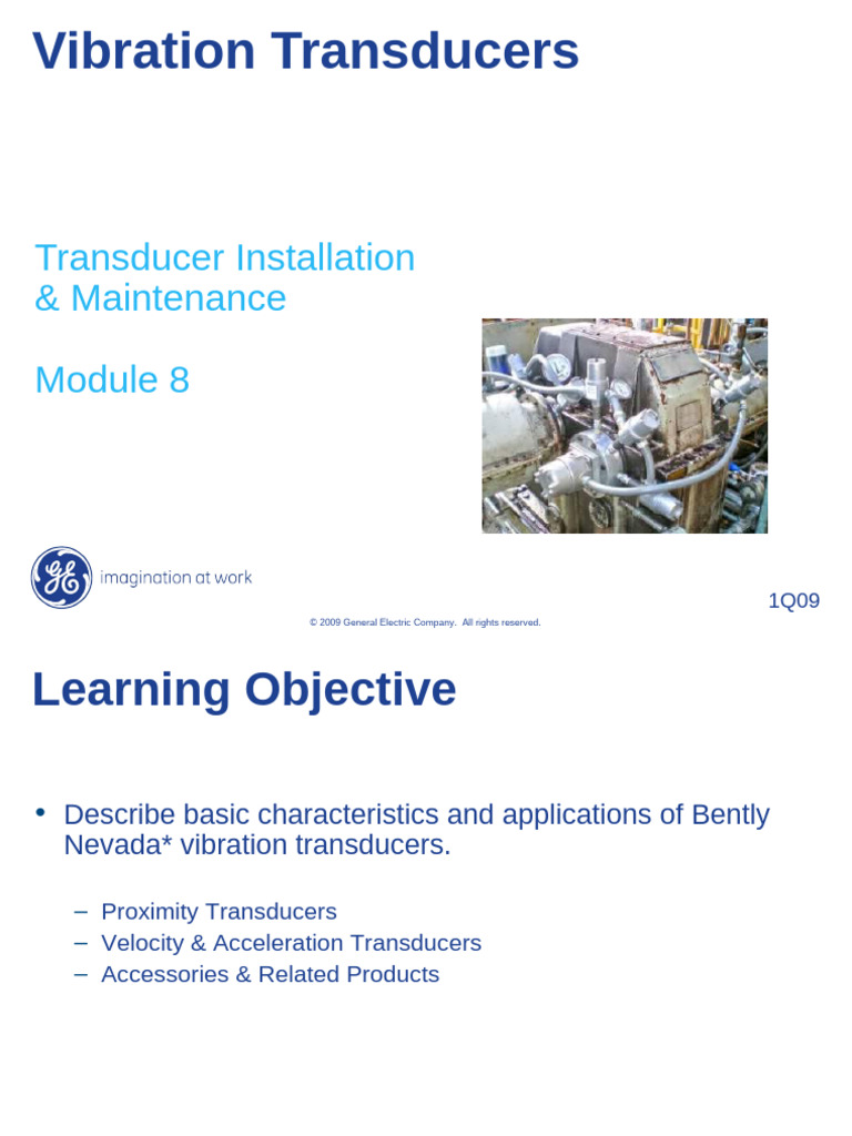 Vibration Transducer Installation Guide | PDF | Hertz | Accelerometer