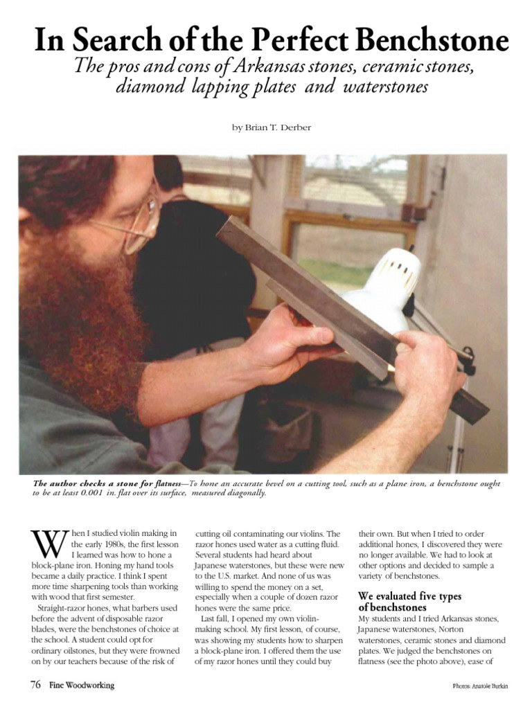 In Search of The Perfect Benchstone | PDF | Materials | Industrial ...