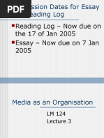 Download Media as an Organisation   LM124 by Tommy KC SN89874 doc pdf