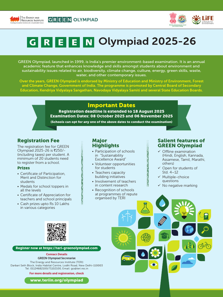 Green Olympiad 2025 Syllabus & Details | PDF