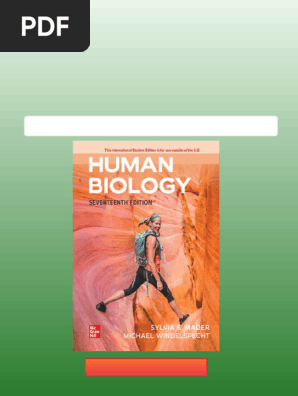 Human Biology 17th Edition (International edition) Sylvia S