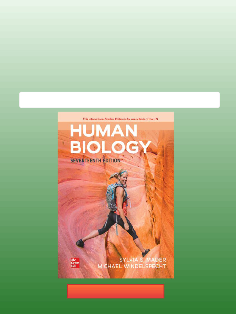 Human Biology 17th Edition (International Edition) Sylvia S