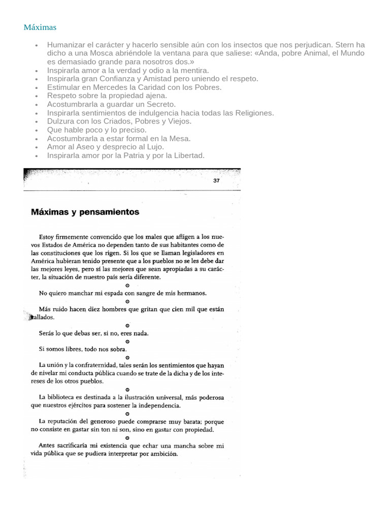 Máximas | PDF