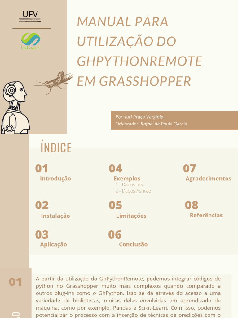 Manual do GhPythonRemote em Grasshopper | PDF | Bancos de dados ...