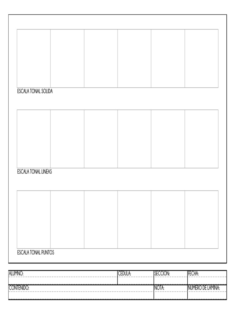 Formato Escala Tonal | PDF