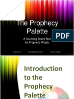 Prophecy 101:  The Prophecy Palette - A Sounding Board for Prophetic Words