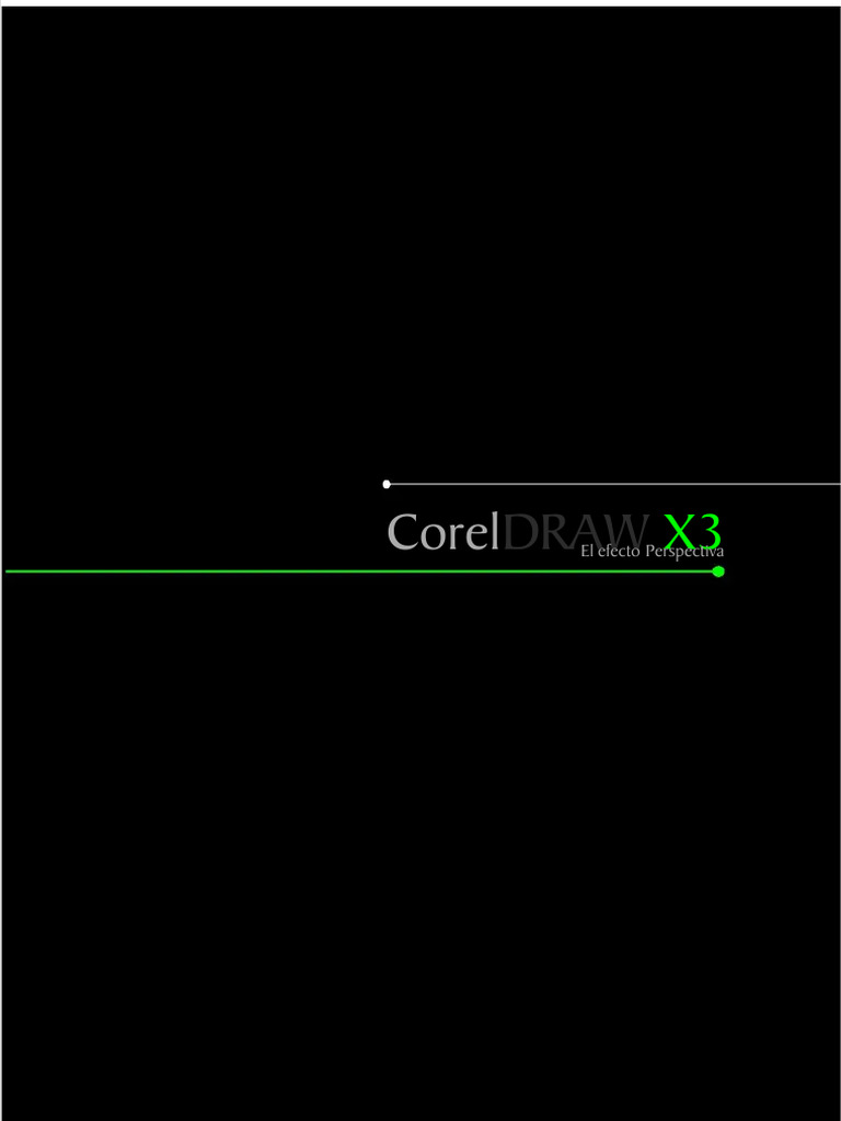 Corel Draw X3 | PDF | Perspectiva (Gráfica) | Visión