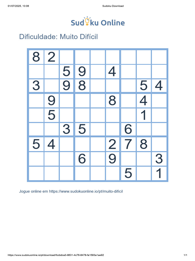 Estratégias para Sudoku Difícil | PDF