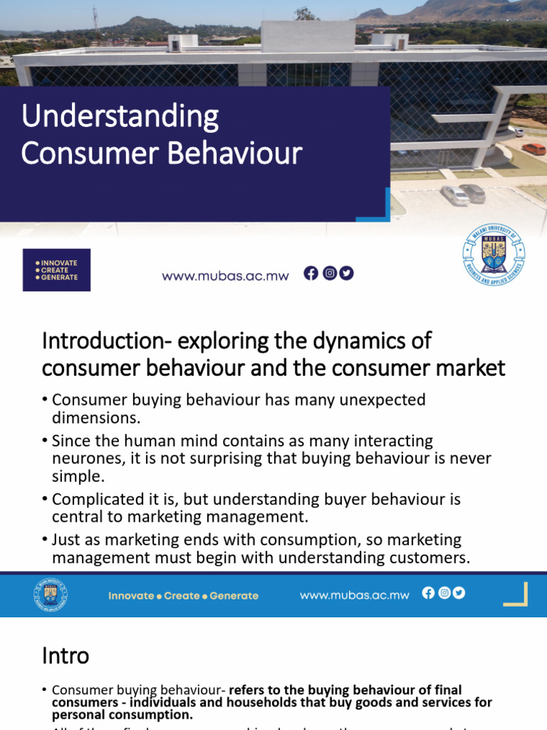 Understanding Consumer Behavior Dynamics | PDF | Consumer Behaviour ...