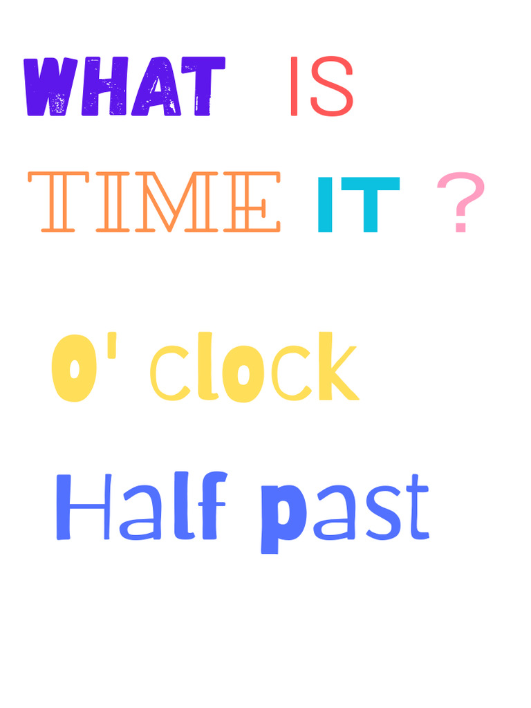 What Is Time It | PDF