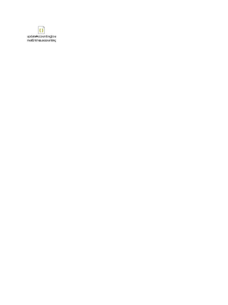 updateAccountingJournalEntries accountingJournalEntriesUpdated Schema | PDF