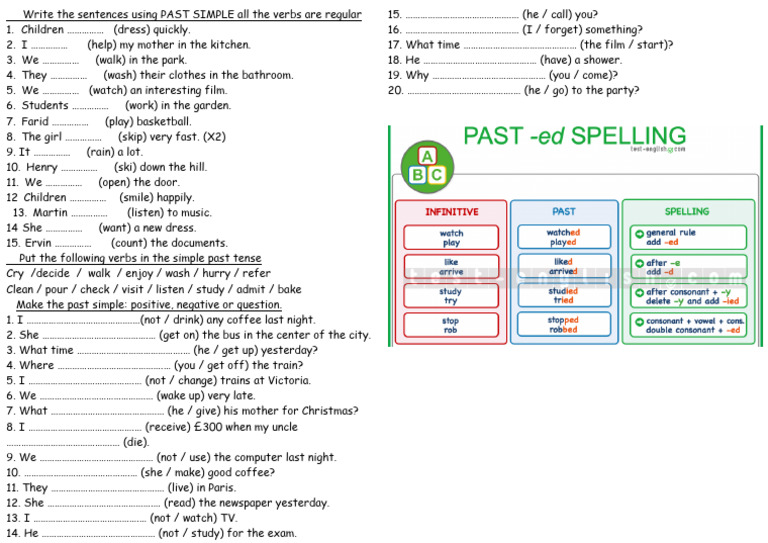 Simple Past | PDF